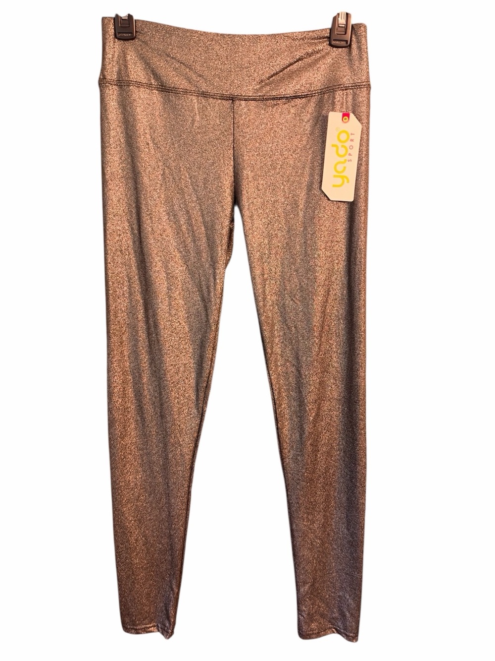 Yado Sport Metallic Leggings, size Medium NWT